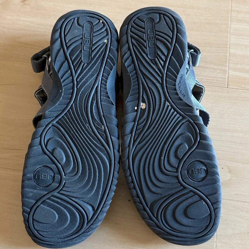 JBU BY JAMBU OLYMPIA WOMEN SANDALS WATER READY GREY SIZE 9 BEACH OUTDOORS SLIPON